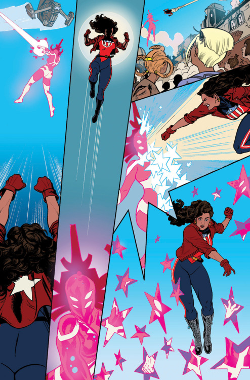 drfitzmonster: thefingerfuckingfemalefury:  draconian62:  America #1  I am SO EXCITED for this comic