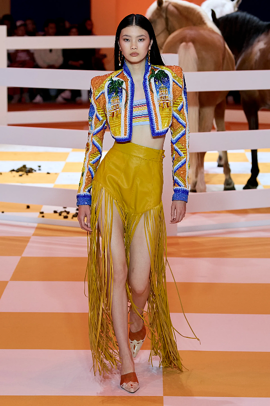 cyberglittter: sherry shi @ casablanca ss'23