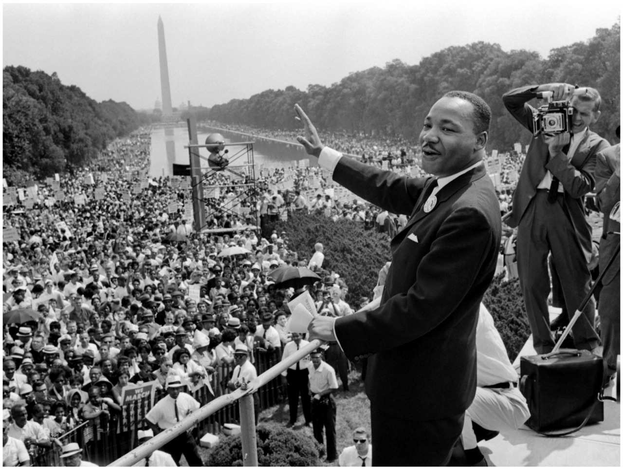 robertocustodioart:“Marthin Luther King, during the march on Washington 1963”