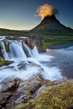 llbwwb:  Iceland (via 500px / Kirkjufellsfoss by Snorri Gunnarsson)