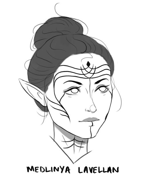 slayersangel: *Heart eyes* (I have about 20 left, so stay tuned!) Medlinya Lavellan for @aliensandel