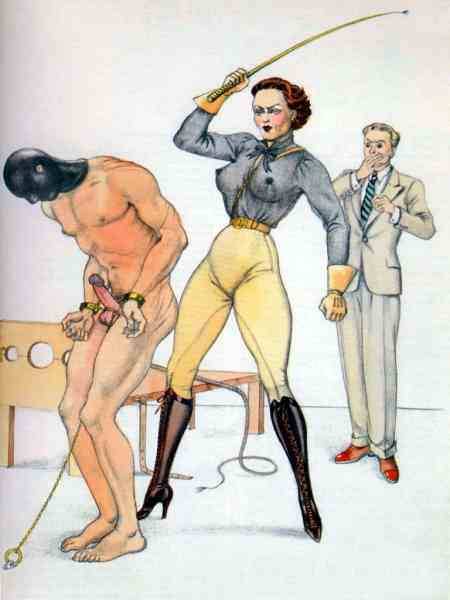 BERNARD MONTORGUEIL’S FEMDOM DRAWINGS PART 1From Bernard Montorgueil’s “Les Quatre