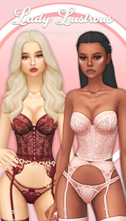 ladysimmer94:Lady Lustrous Cleavage OverlayMust be Christmas in March as we have had 3 new bits 