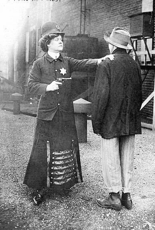 Porn Concept of a Police woman, 1909. photos