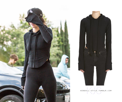  Kendall Jenner | Candid | October 23, 2016Croft Hoodie by ARE YOU AM I- $179.00