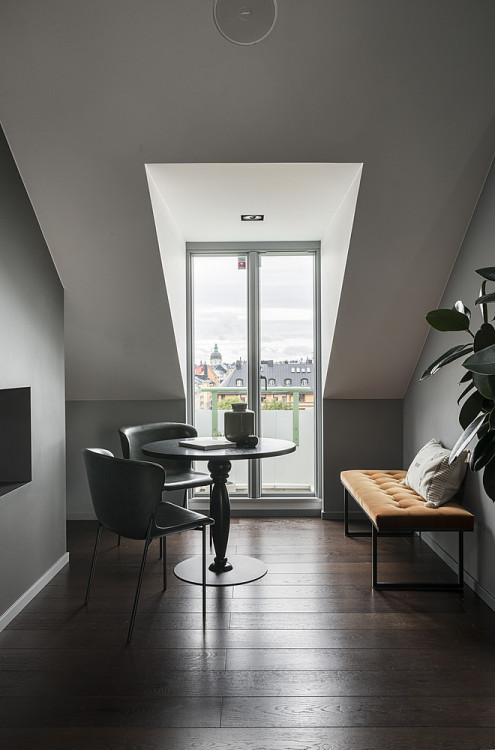 thenordroom:Scandi penthouse in grey tonesTHENORDROOM.COM - INSTAGRAM - PINTEREST - FACEBOOK