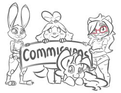 leadhooves:  Emergency Lineart Commissions Hey guys I’m opening up some lineart commissions so I can help my friend out in a rough spot. Message me on dfranny.commish@gmail.com if you’re interested 10USD - for a full body/bust of one character done