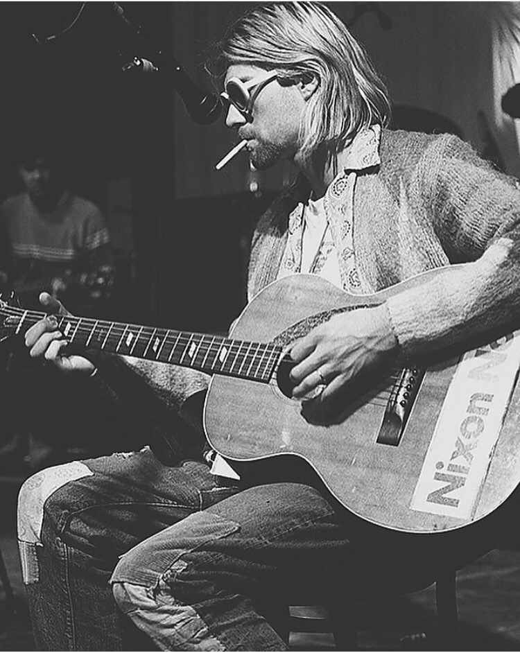 stufftoseeorhear:Cobain.