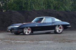 corvettes:1963 Corvette Sting Ray Restomod  Split window Vette has always been my favorite.