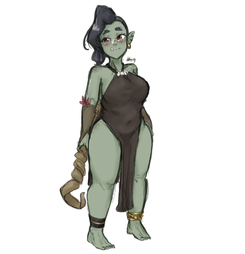 I made a gobline sorceress, her name is R’shiq