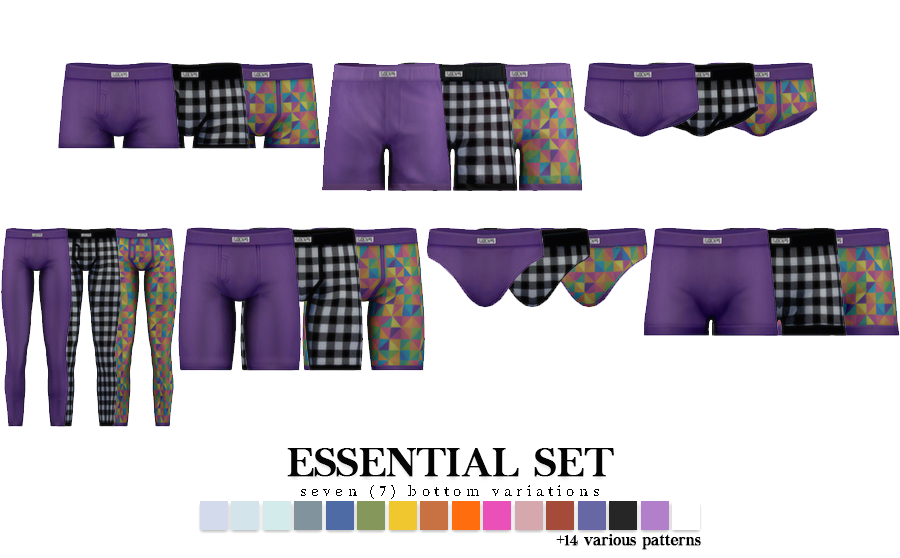 Essential Underwear Set Because there was a need