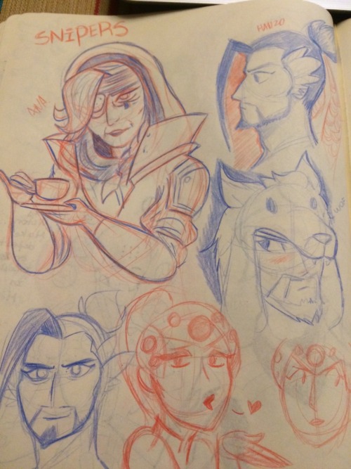 more overwatch sketches 