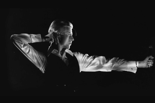David Bowie on the Station To Station tour in Toronto, Feb 1976. Photo by John Rowlands.“Having seen