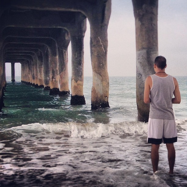 at Manhattan Beach Pier