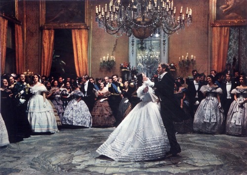 silentsandbeyond: Burt Lanchaster and Claudia Cardinale. Ballroom scene from The Leopard (Il Gattopa