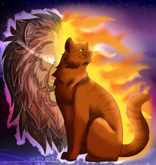 ‘Fire alone will save the clan’ I love Firestar he’s just a precious snuggle-muffi