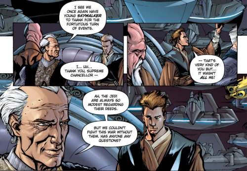 husborth: (star wars republic #61) can i just say that palpatine said the absolute weirdest shit abo