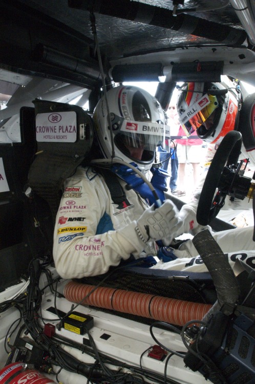 bmwusaclassic:  Details of the ‘office’ of the 2011-12 BMW M3 GT ALMS race cars. 