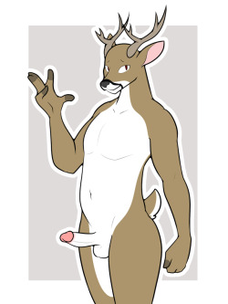 makestheonioncry:This deer boy is ready to go