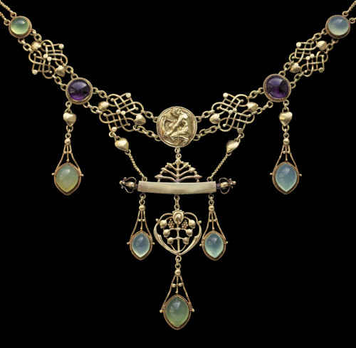 beautyandcuriosity:HENRY WILSON Apollo Necklace ART NOUVEAU Jewelry