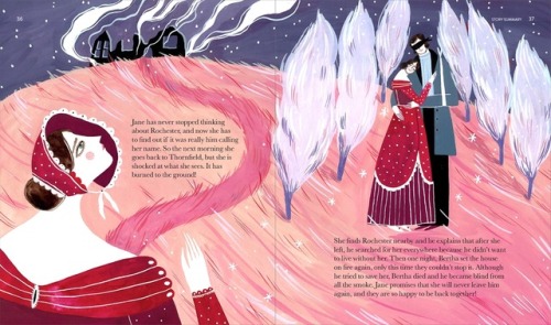 mmepastel: Oh la jolie version vulgarisée de Jane Eyre… illustrée par Madalina 
