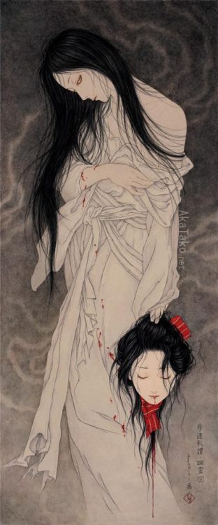 “Picture of a Ghost in Praise of Hikozō” by Takato Yamamoto is printed in his latest boo