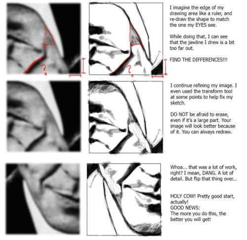 catchymemes:How to Draw With your Fucking Eyes and Not Your Fucking Brain