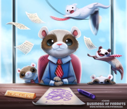 cryptid-creations: Daily Paint 2096. Business