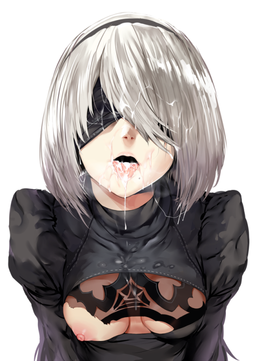 lmouto-chan:  More 2B!  - [Again, I had neglected porn pictures