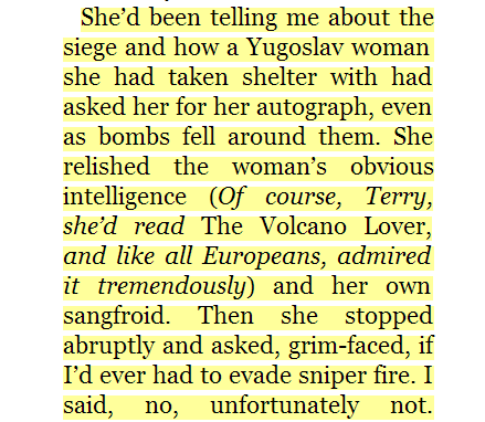 marginalutilite:  What could be more delicious than Terry Castle dishing about Susan Sontag?