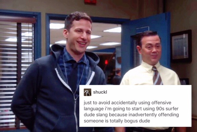 jakefreakingperalta: B99 + Text Posts (4/?) why does this text post sound like an