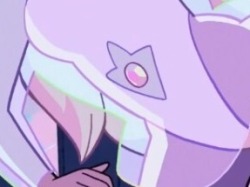 wonderfullyweirdgirl:  I haven’t seen anyone mention it yet, but did anyone notice the star on Rose’s stomach turns into a half star, half diamond when in Rainbow Quartz form?Food for thought.