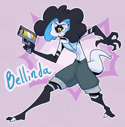 Revisited one of my characters and so here we have a bit updated design of Bellinda~!  A fluff enthu