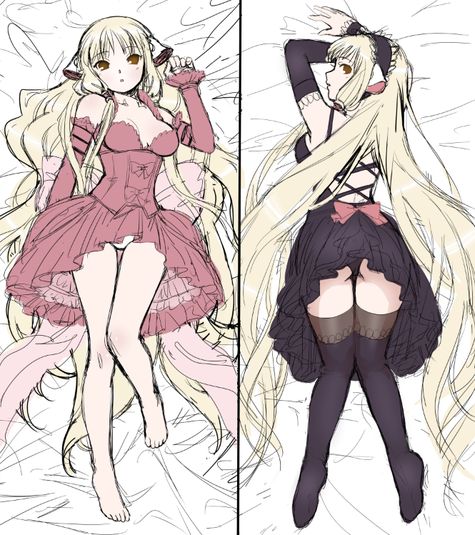 edalieart:  The Chii and Freya dakimakura is nearly done! As requested through a