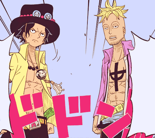 sableu:Ace and Marco in One Piece Party ch. 6