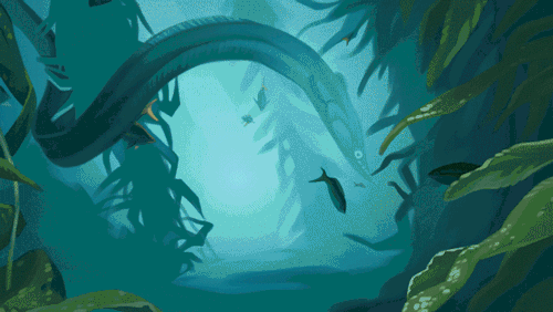 Motion Explore Piece For The Kelp Forest. Not All Of Them Will Have This Much Motion, But Expect It To