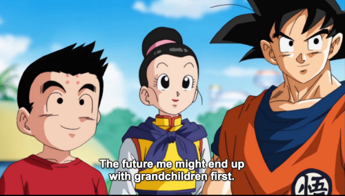 msdbzbabe:Bulma wants grandkids Trunks MAKE IT HAPPEN LOL Notice how Mai had no objection.