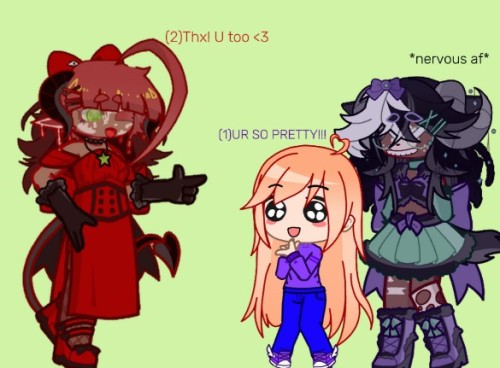 Used My First Gacha Club Oc And My Previous Gl2 Oc With My Current One! :DD