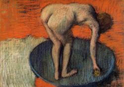 artist-degas: The Tub, Edgar DegasMedium: pastel