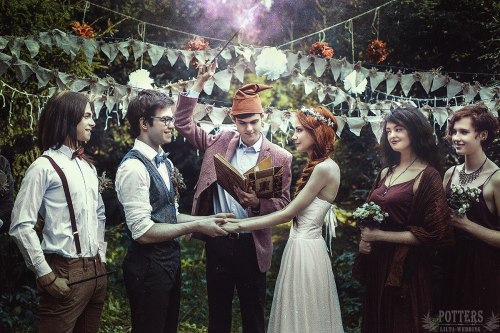 LILY &amp; JAMES POTTER. WEDDING.  (J.K.Rowling  - “Harry Potter”)© L I L T A | vk.com/lilta | http: