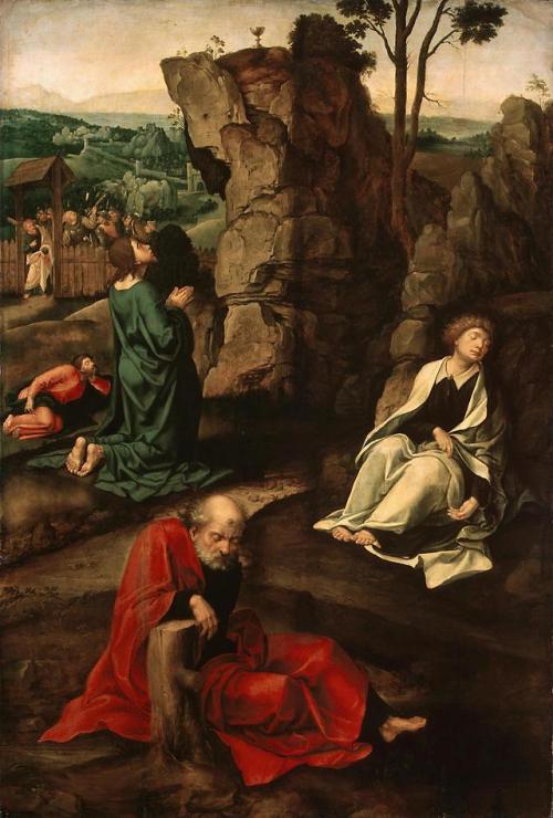 Agony in the Garden of Gethsemane, Pieter Coecke van Aelst, ca. 1527-30