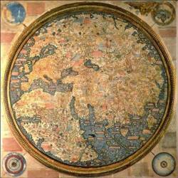 Mica-Universe:  Made By A Venetian Monk, This Mappa Mundi, Or Cloth Of The World,