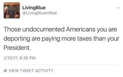 lumos5001: kennedying:  bemusedlybespectacled:  flockof:  stayingwoke:   intergalacticsociety: But they aren’t documented so they wouldn’t be pa…..nvm This is a huge misconception for regular Americans. When the government uses the phrase “undocumented”