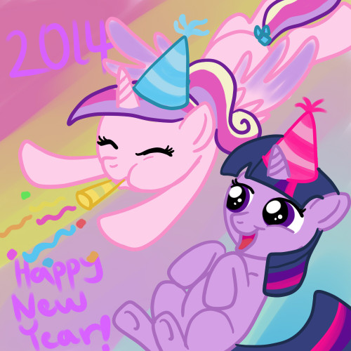 teenprincesscadance:  Wheeeee Happy New Year! Hope you all have a great one!  ^w^