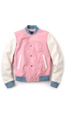 wantering-blog:  Pastel Guy        DSquared2 Pastel Leather Bomber