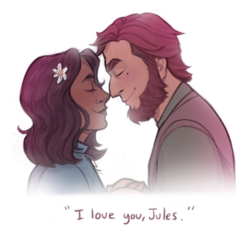 muffinpines: The adventure zone has no right to be so sad this episode fricked me UP [ID: two illust