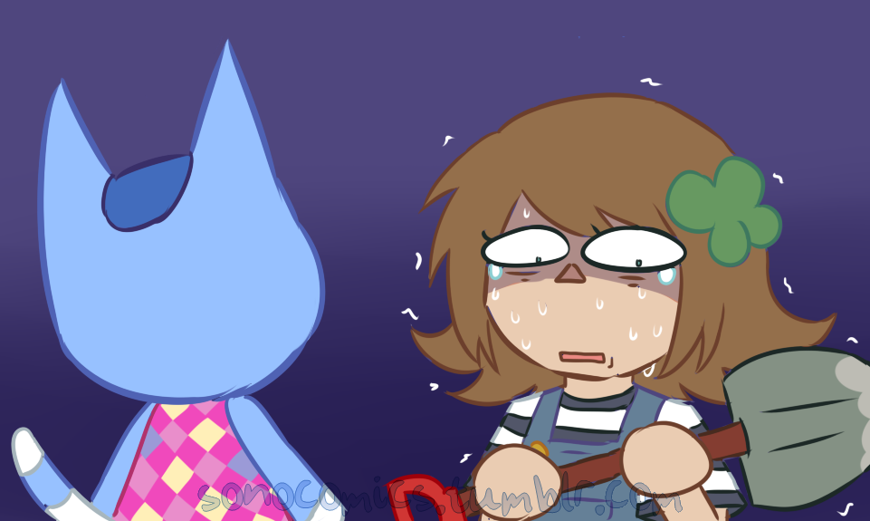 sonocomics: tfw you miss out on like 14,000 Bells because a villager wanted to talk