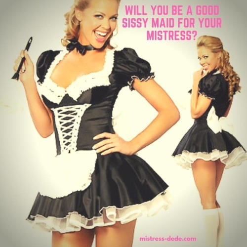 Will you sissy!  #sissy #sissymaid #sissyslut #sissyboy #sissycaptions #sissycumslut #sissyslave #si