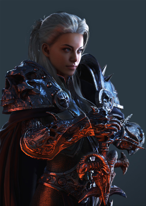 tomjogi: “LICH QUEEN JAINA PROUDMOORE” by GEORGE PANFILOV Wow!