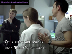 â€œYour teeth are whiter than Mollyâ€™s